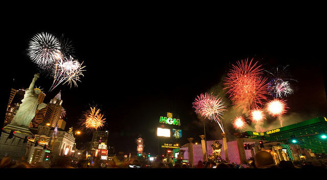 Las vegas new year's eve 